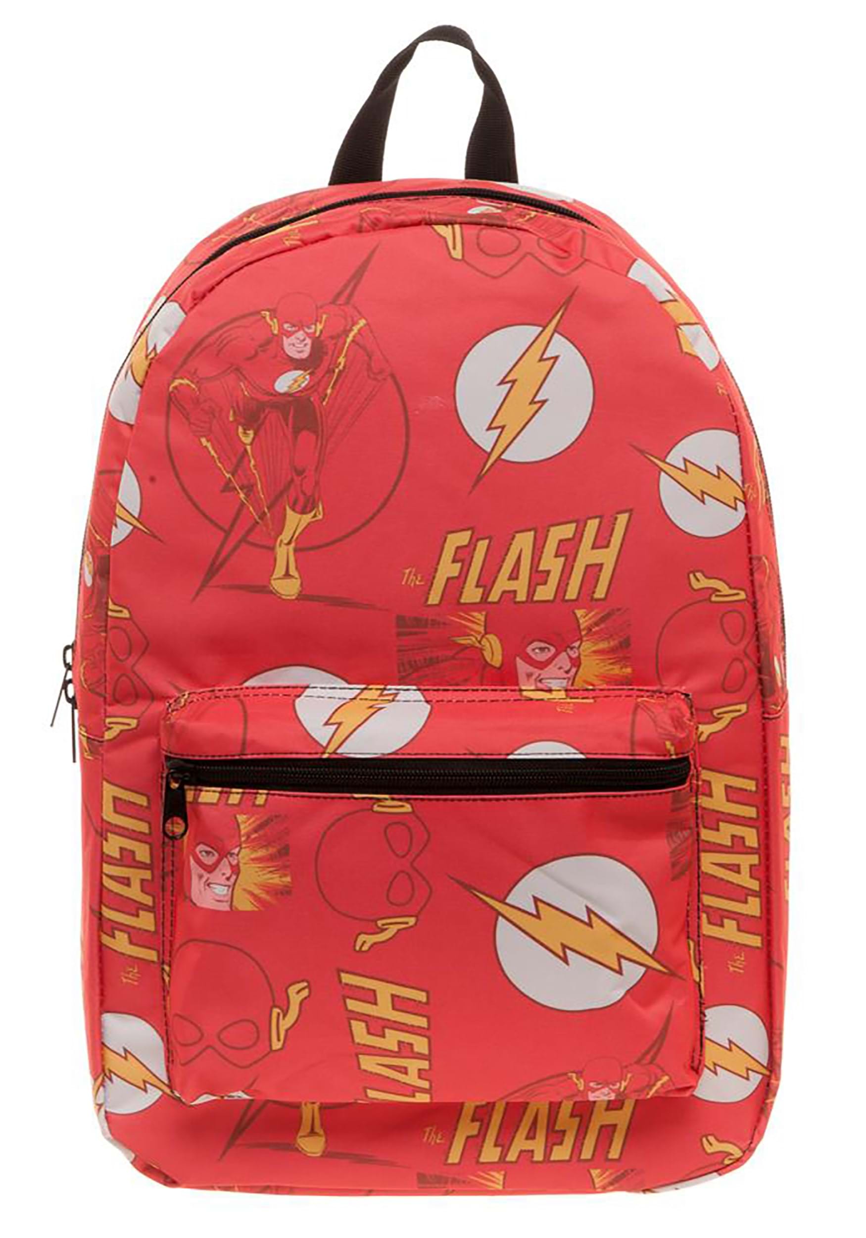 DC Comics The Flash All-Over Comic Book Print Backpack