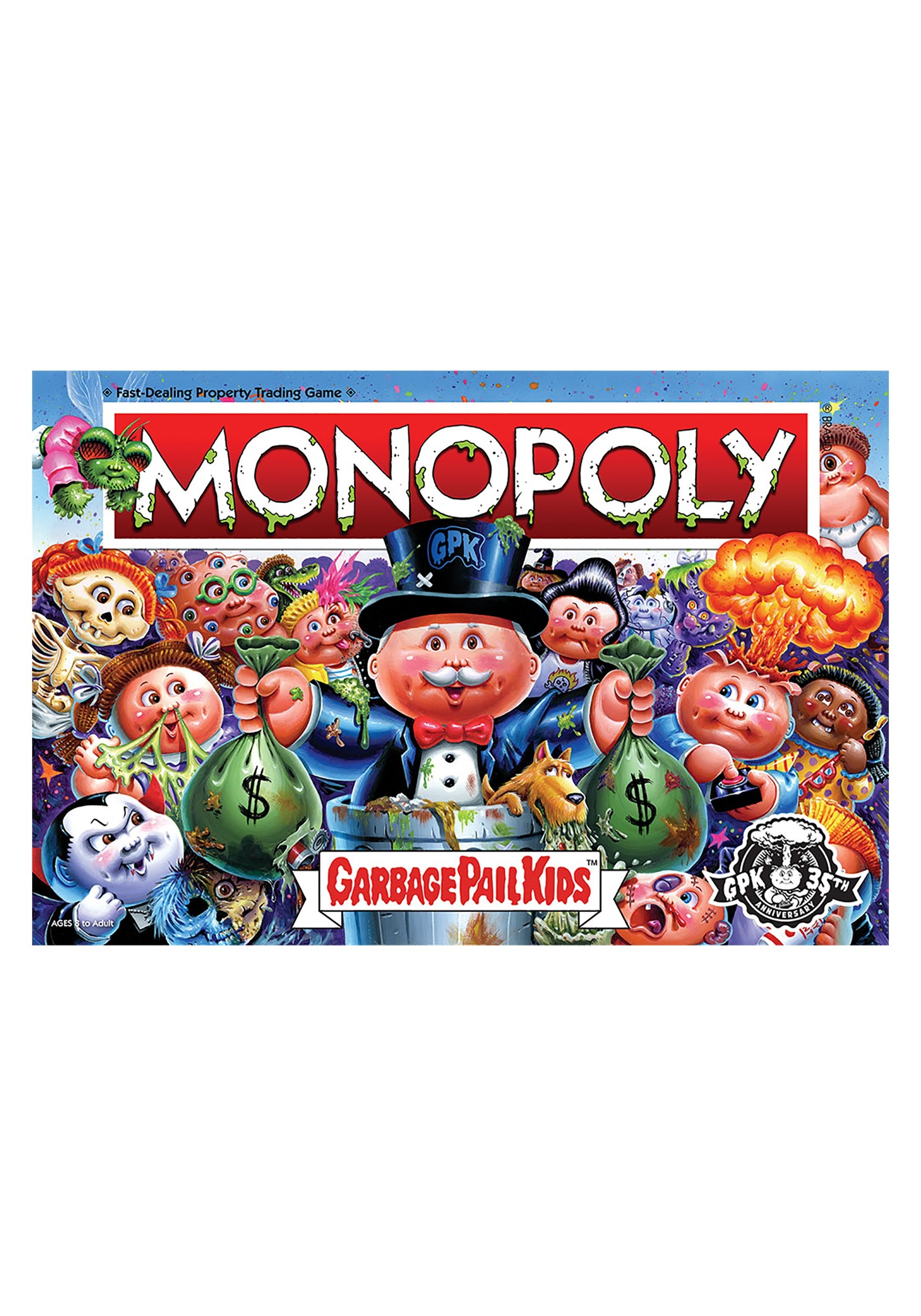 USAopoly Monopoly Garbage Pail Kids Board Game USAMN137-729 for sale online 