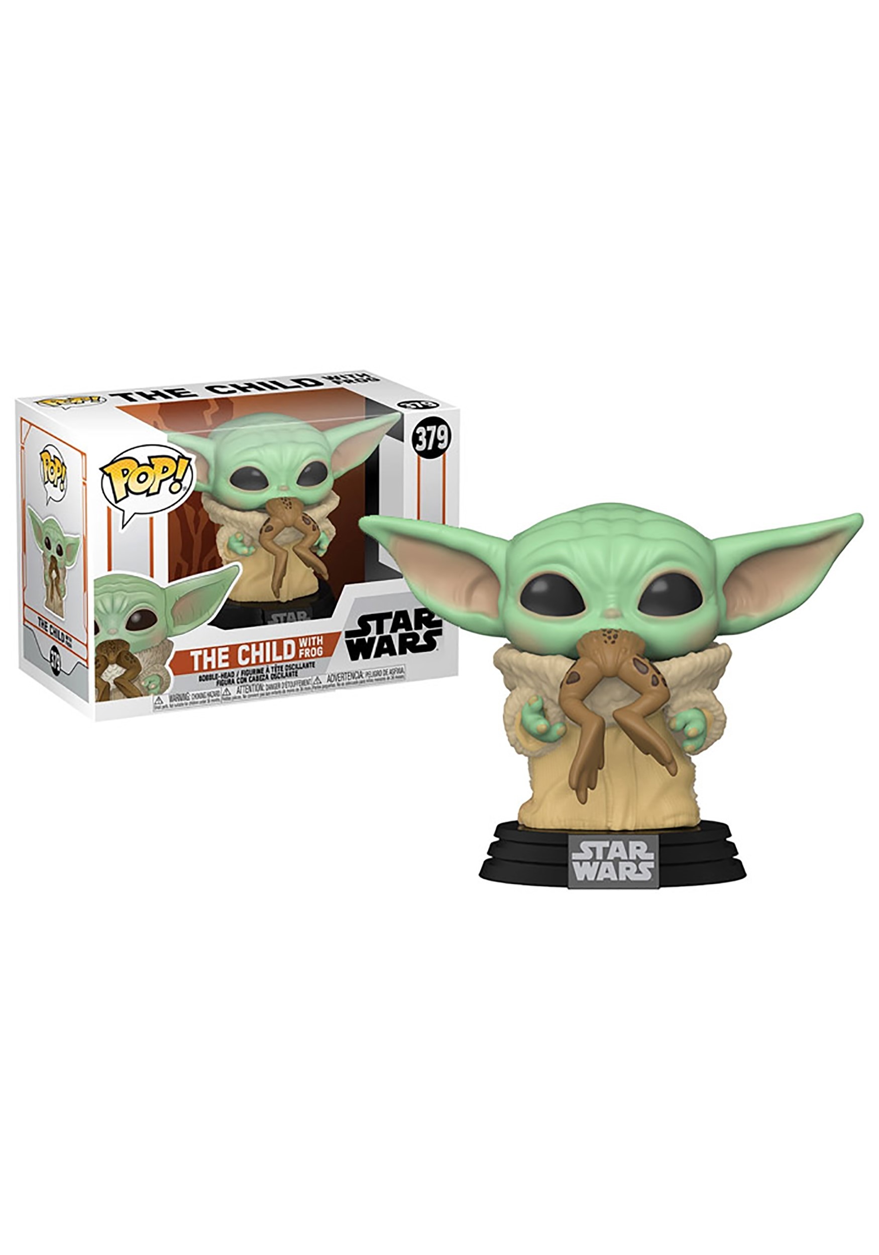 Funko POP! Star Wars: Mandalorian- The Child with Frog Figure