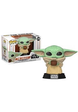 Funko POP Star Wars Mandalorian The Child with Cup Figure
