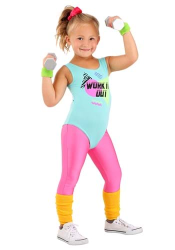 Toddler Totally 80s Workout Costume
