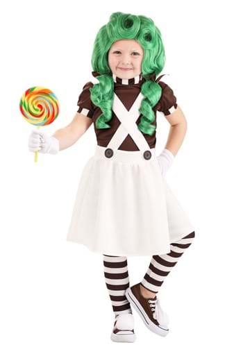 Toddler Girl's Chocolate Factory Worker Costume