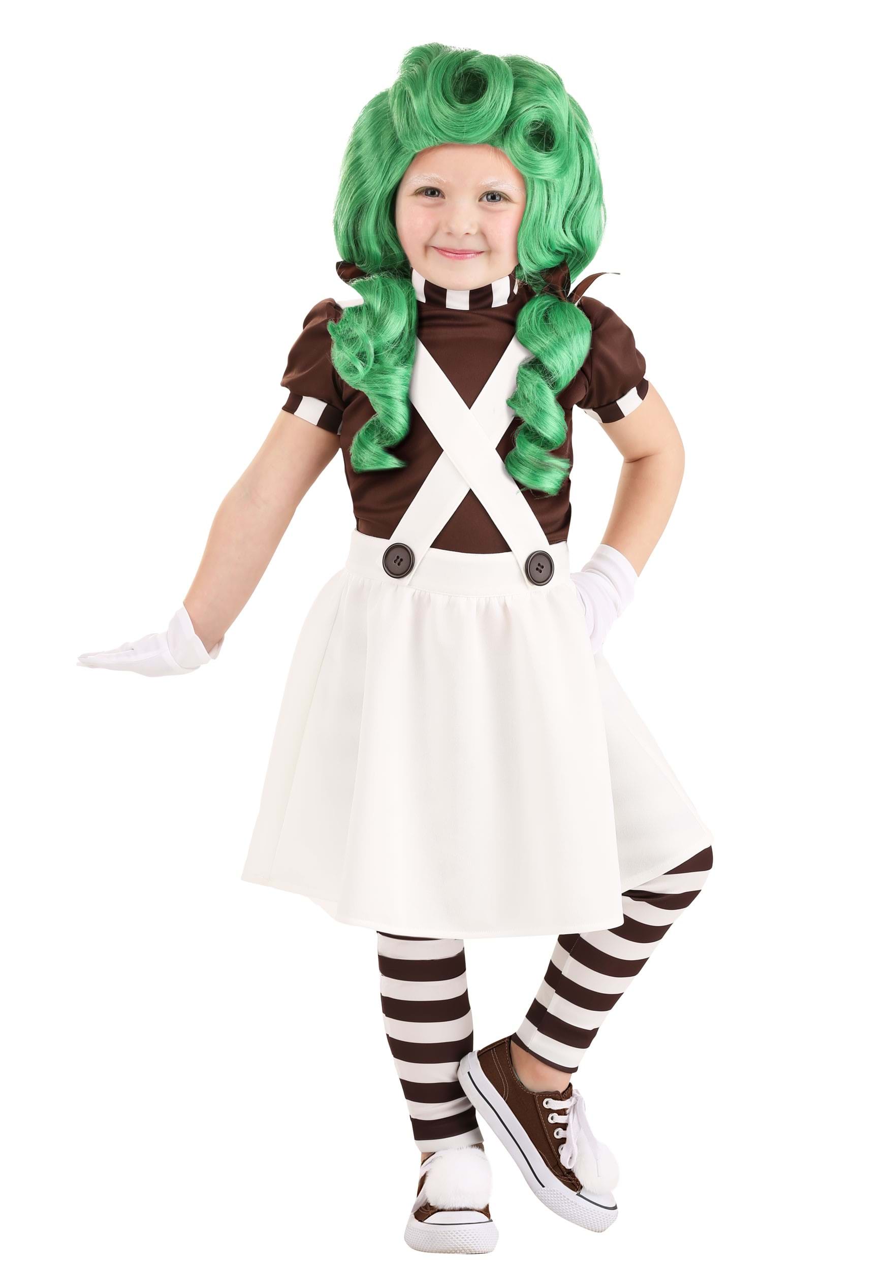 Photos - Fancy Dress FUN Costumes Girl's Toddler Chocolate Factory Worker Costume Brown/Whi