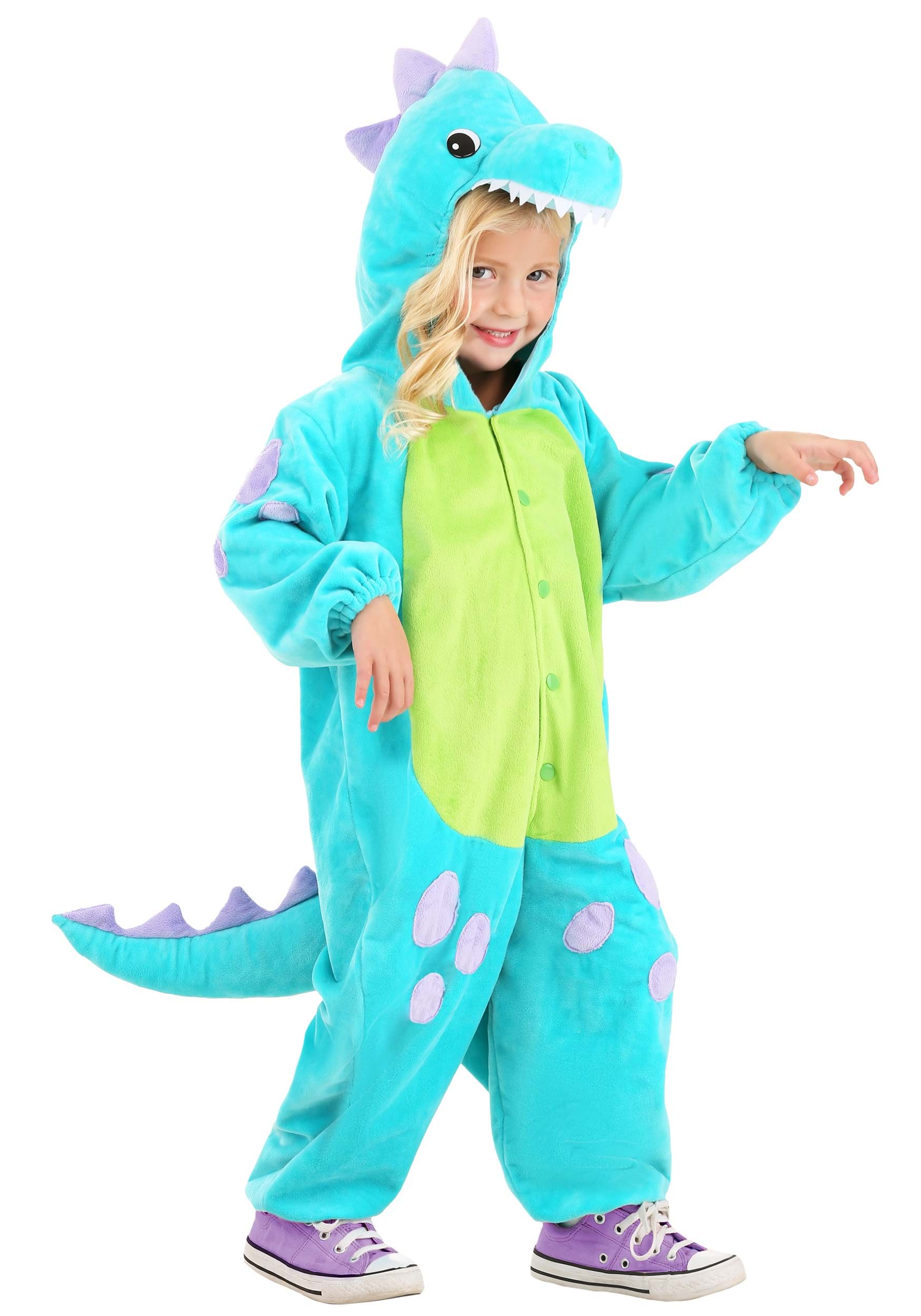 Photos - Fancy Dress Toddler FUN Costumes Teal Cuddlesaur Costume for Toddlers Green/Purple/Blu 