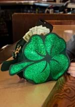 St Patricks Day Green 4 Leaf Clover Purse Main