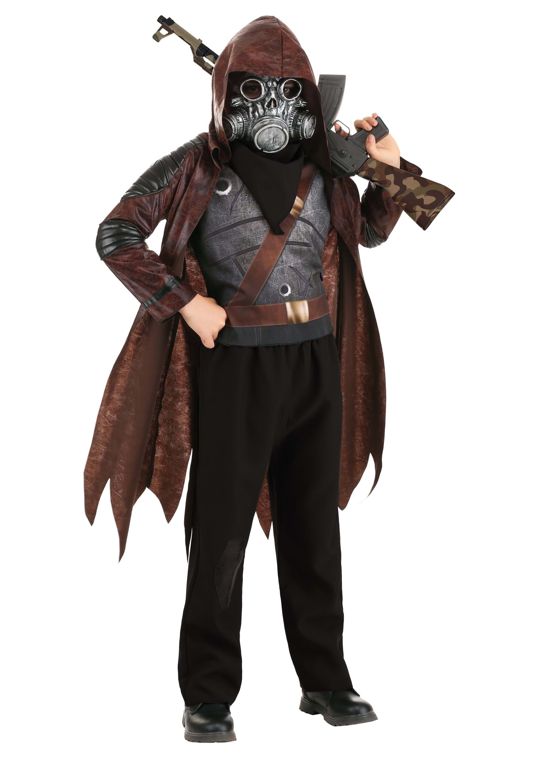 Photos - Fancy Dress Hunter FUN Costumes Kid's Apocalypse  Costume | Scary Halloween Costumes Bl 
