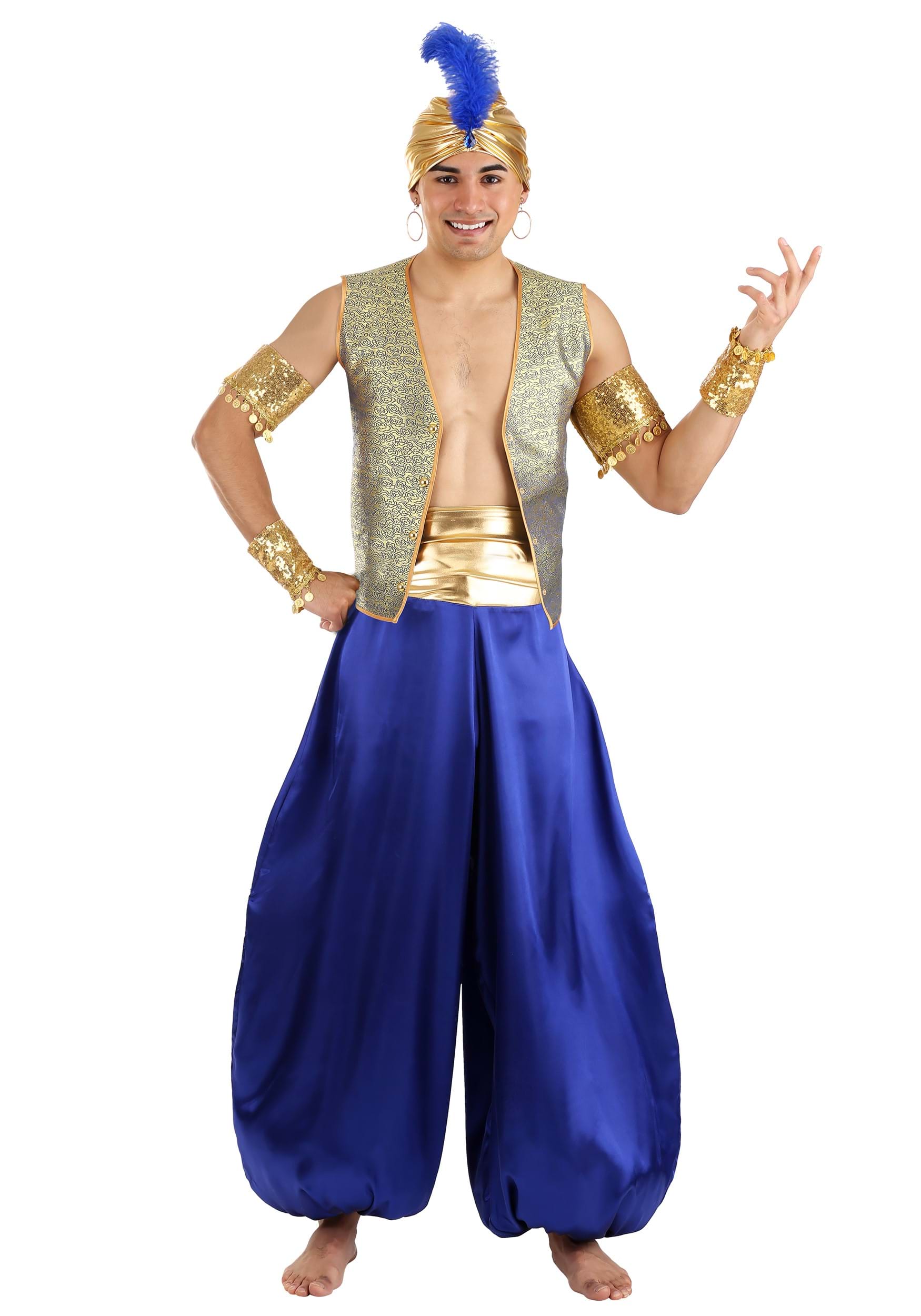 Magical Jeweled Adult Genie Costume
