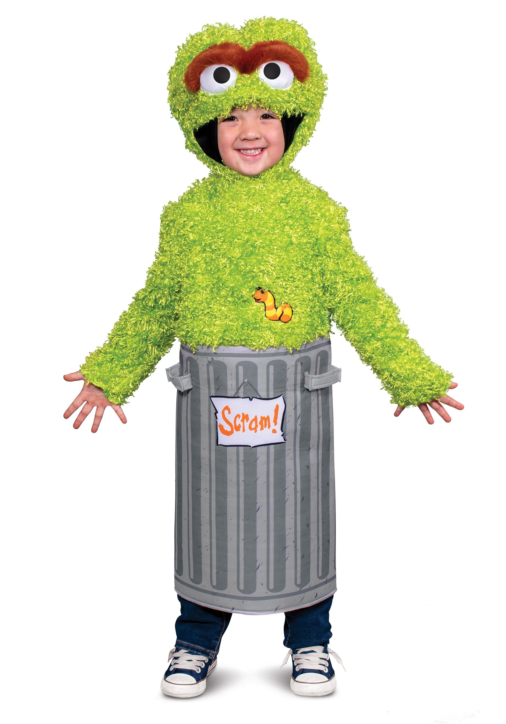 Photos - Fancy Dress Sesame Street Disguise Limited  Oscar the Grouch Infant Costume Green/B 