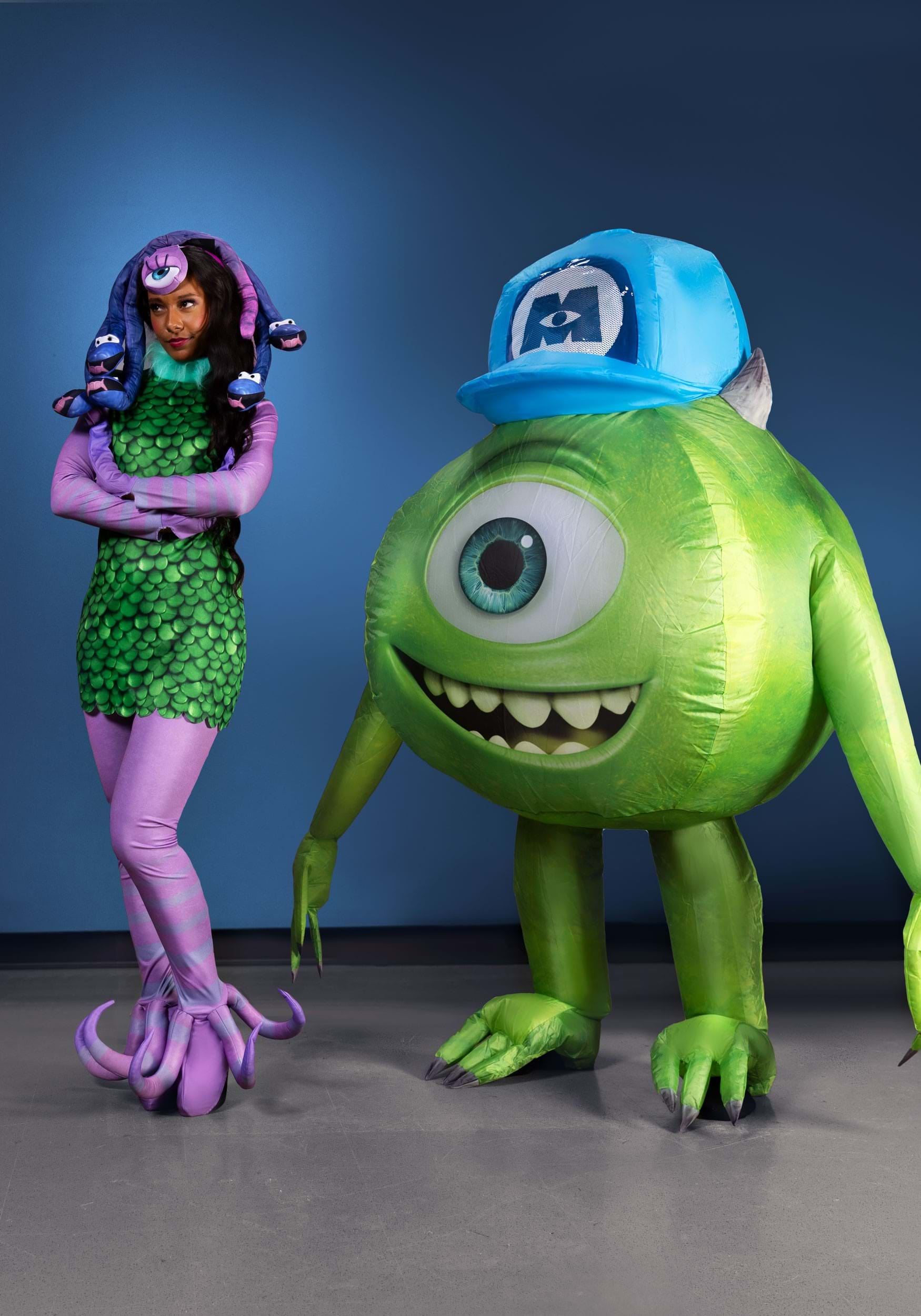 Adult Monsters Inc Mike Wazowski Inflatable Costume