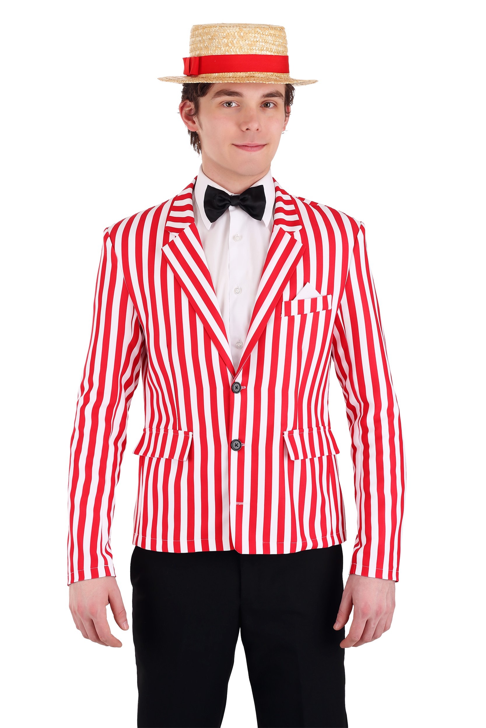 Candy Striped Jacket Men's Costume