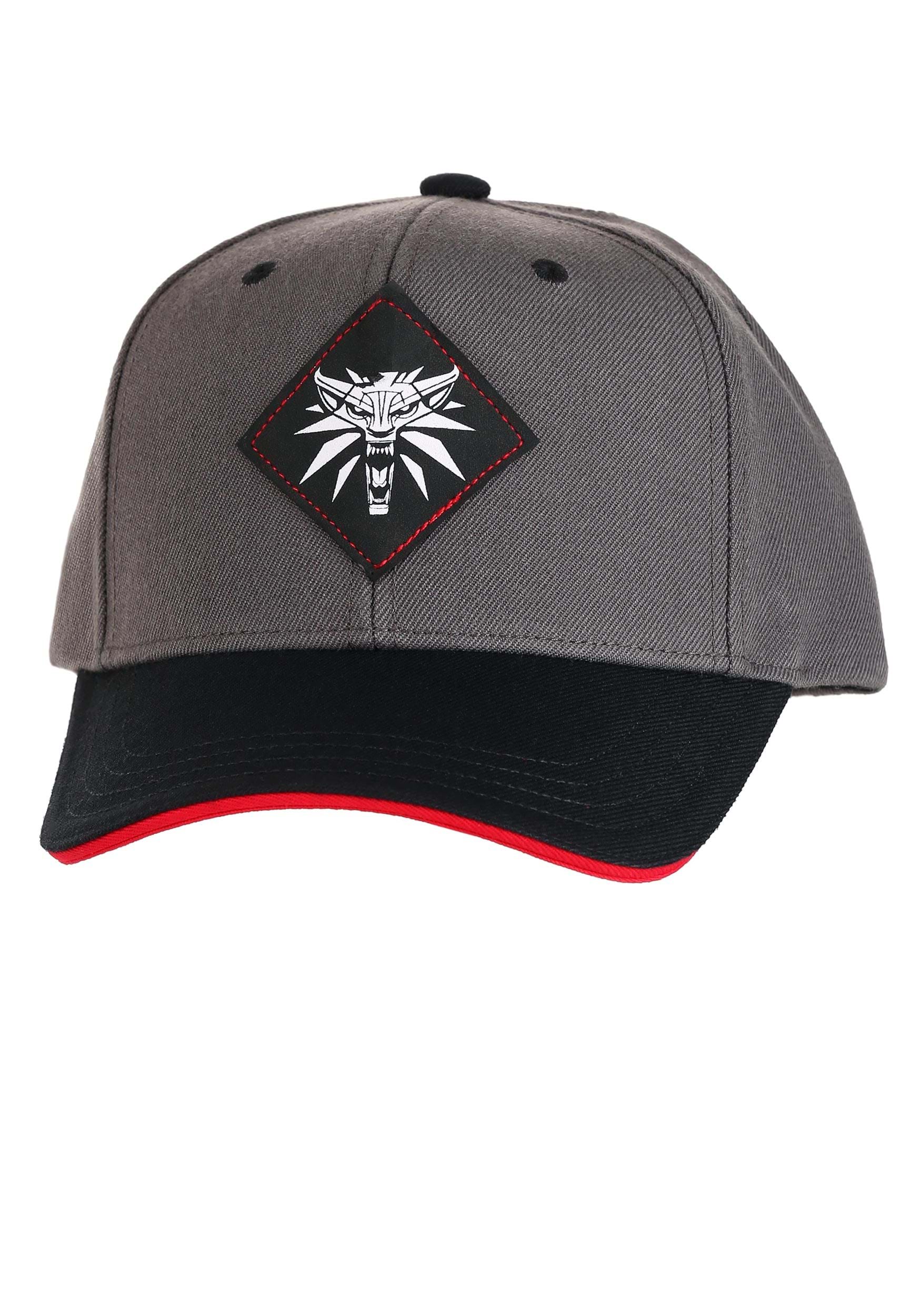 The Witcher 3 Witcher Slays Snap Back Grey/Red Hat 