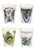 Ghostbusters Neon 4pc Clear Glass Shot Glass Set Alt 2