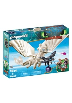 Playmobil How to Train Your Dragon Light Fury with Baby Drag