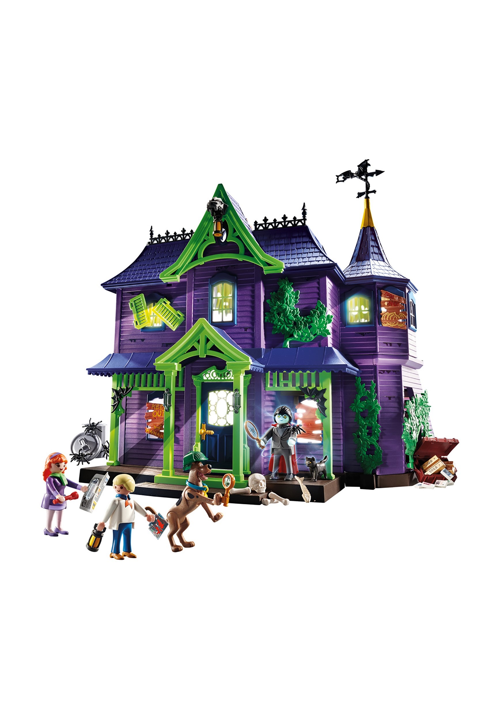 Playmobil Scooby Doo! Adventure in Mystery Mansion Set