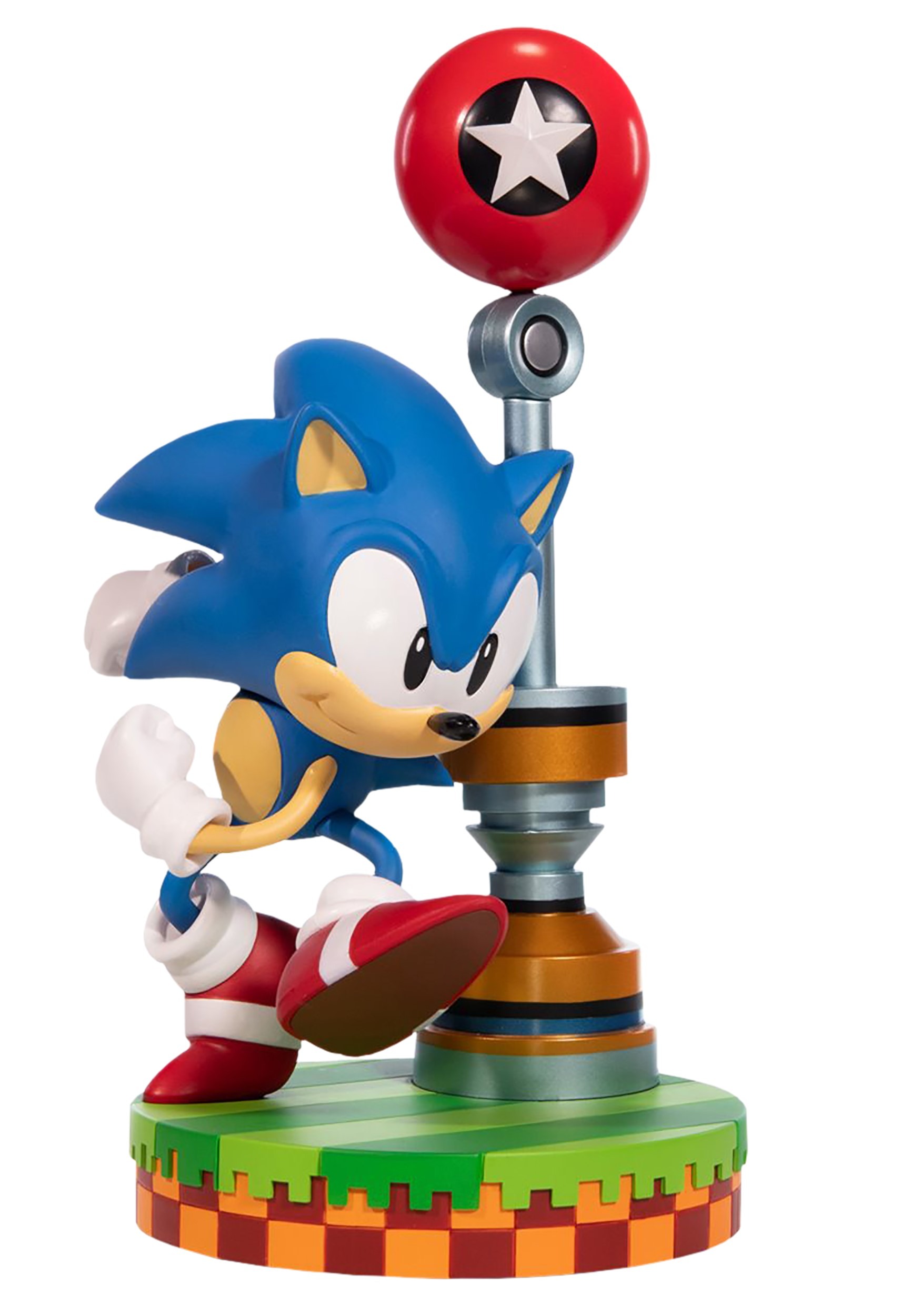 11 Inch PVC Sonic the Hedgehog True Form Statue | Sonic Decorations