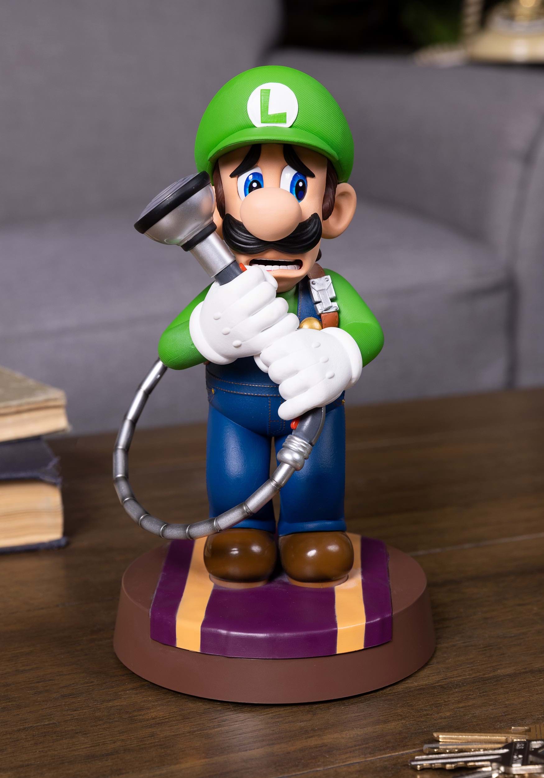 luigi pvc statue