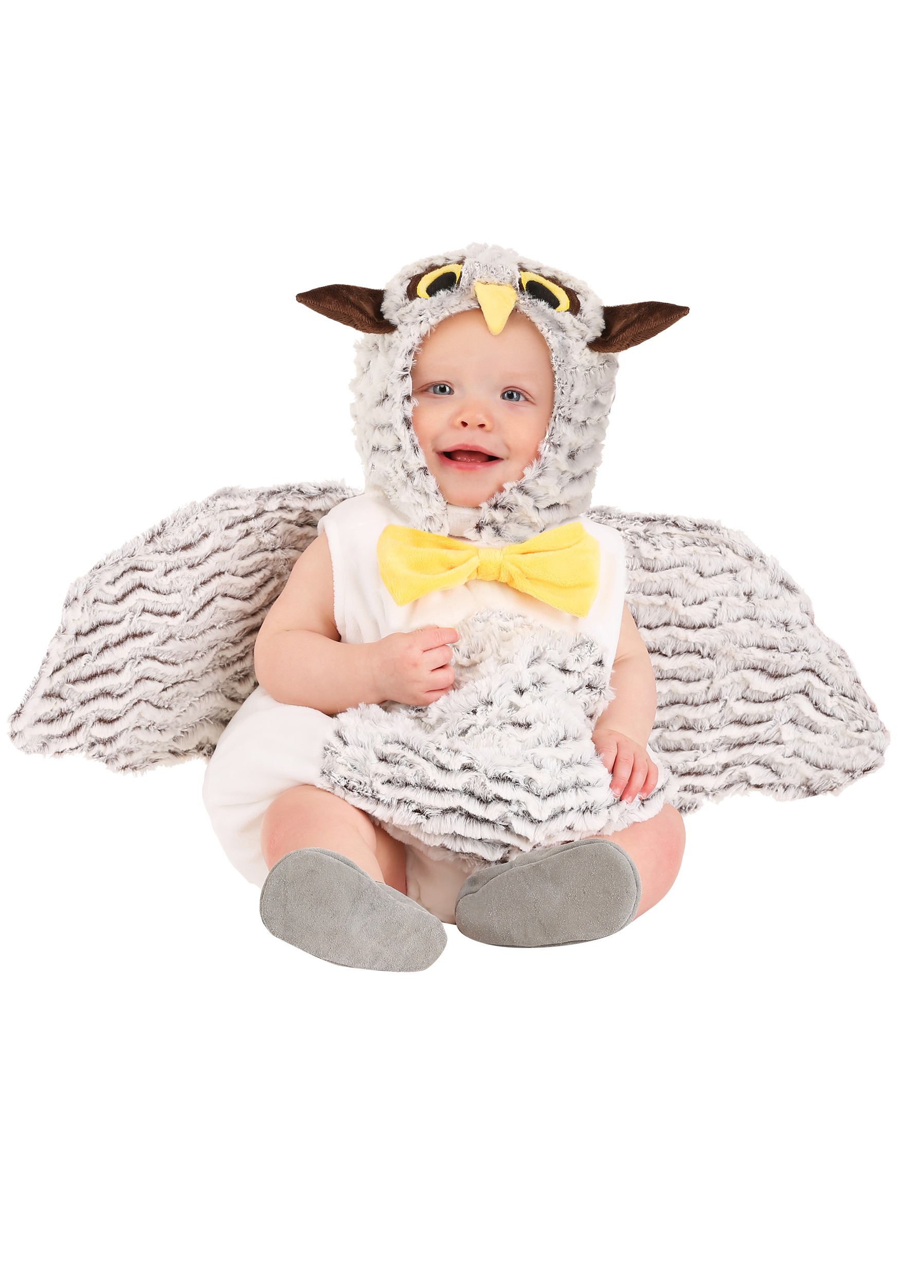Photos - Fancy Dress Princess Paradise Oliver the Owl Infant Costume Gray/White/Yellow 