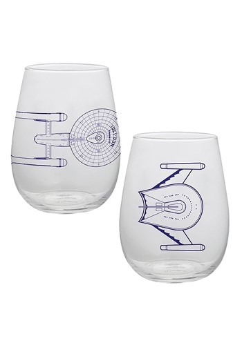 Star Trek 18 oz. Contour Glasses - Set of 2