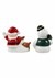 Rudolph Santa Snowman Ceramic Salt and Pepper Shakers Alt 1