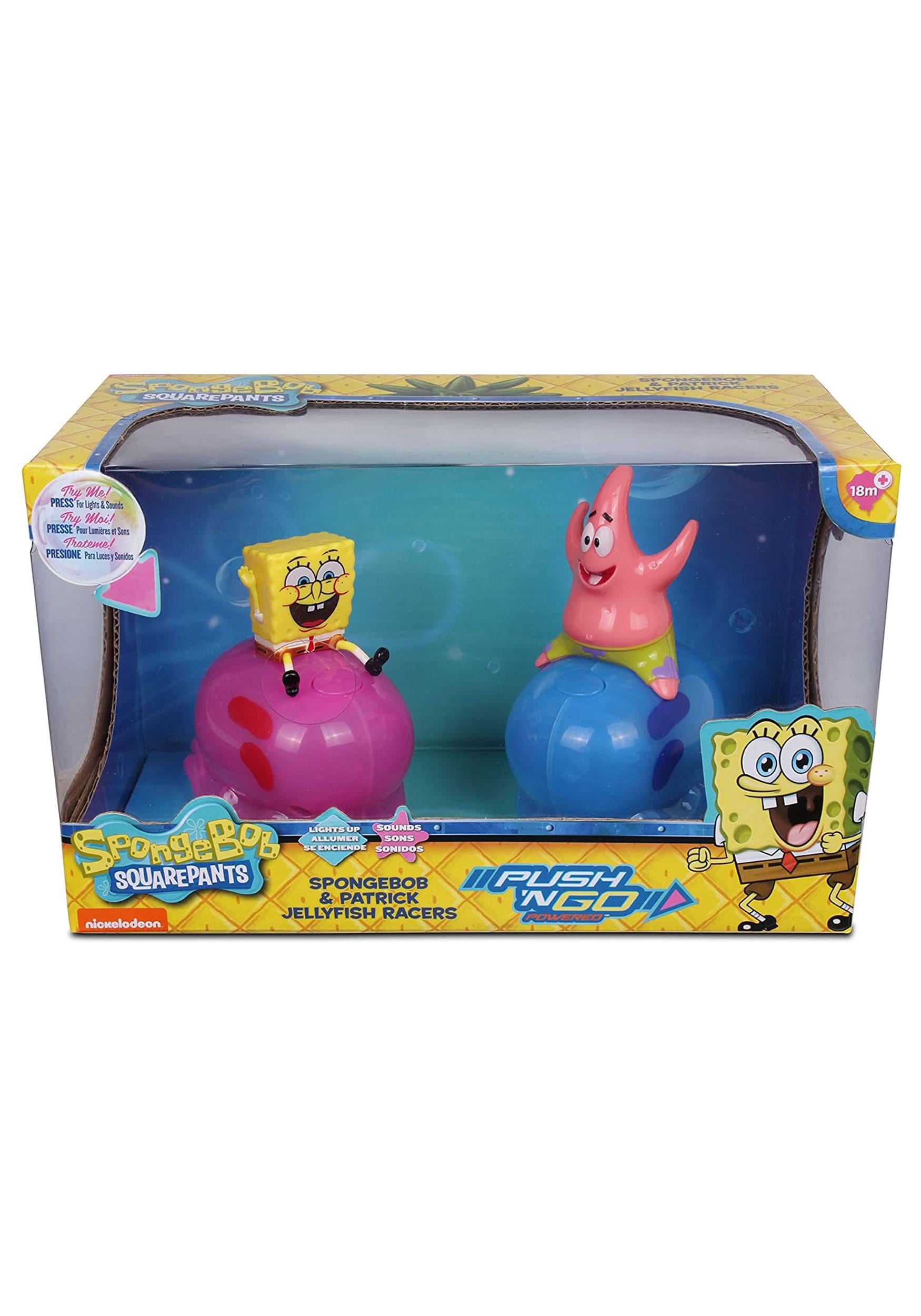 Jellyfish Racers SpongeBob & Patrick 2 Pack | TV Gifts