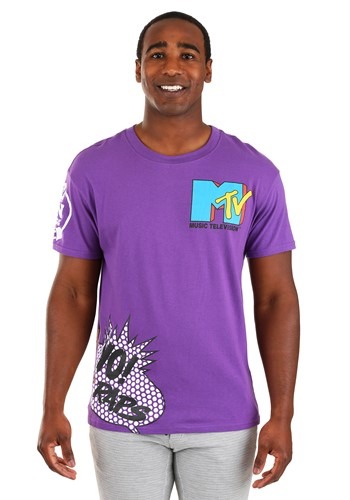 Mens Purple MTV Placement Tee