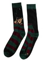 Mens 2 Pack Nightmare Black Freddy Crew Socks Alt 1