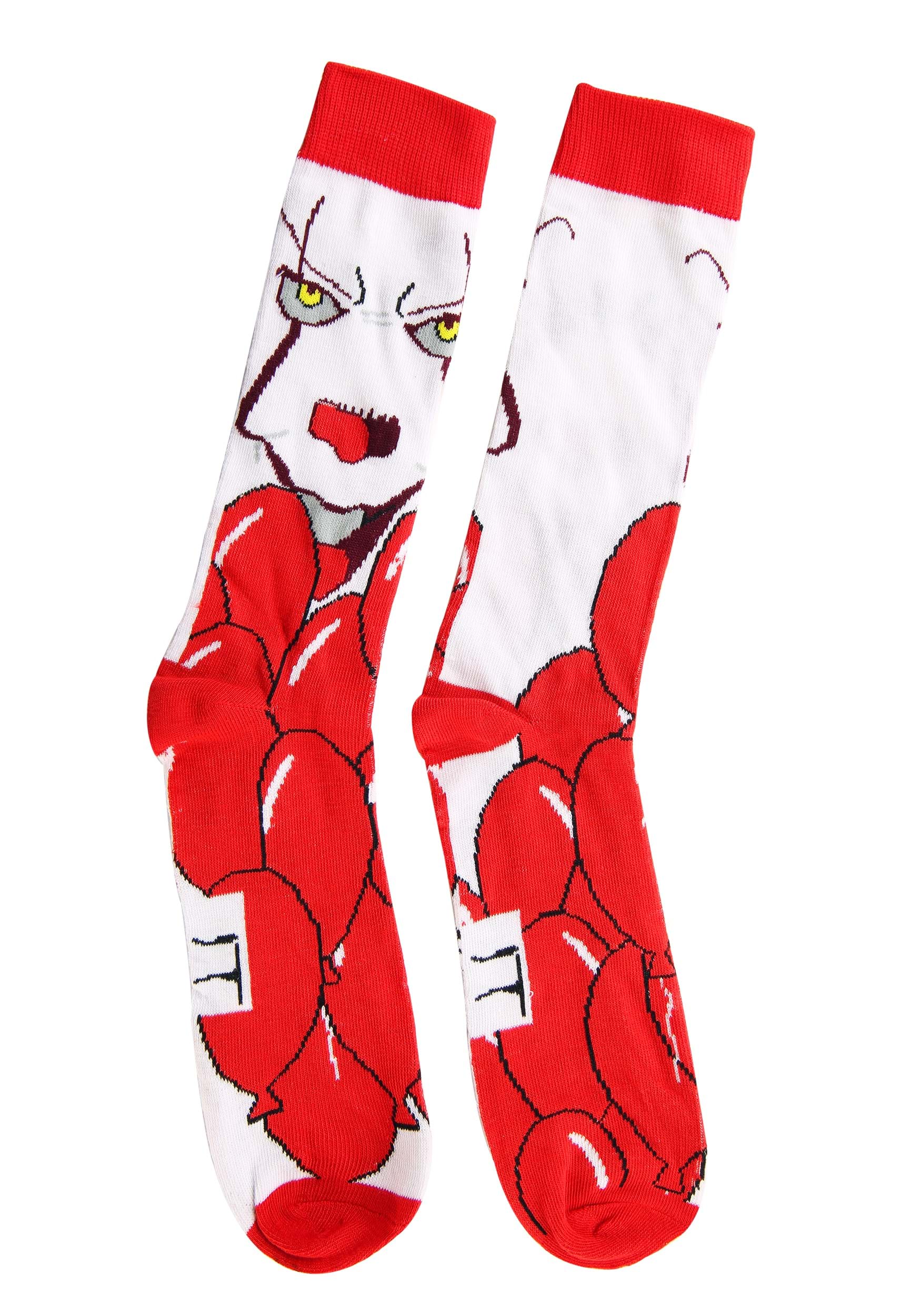 2-Pack Mens Pennywise IT Crew Socks