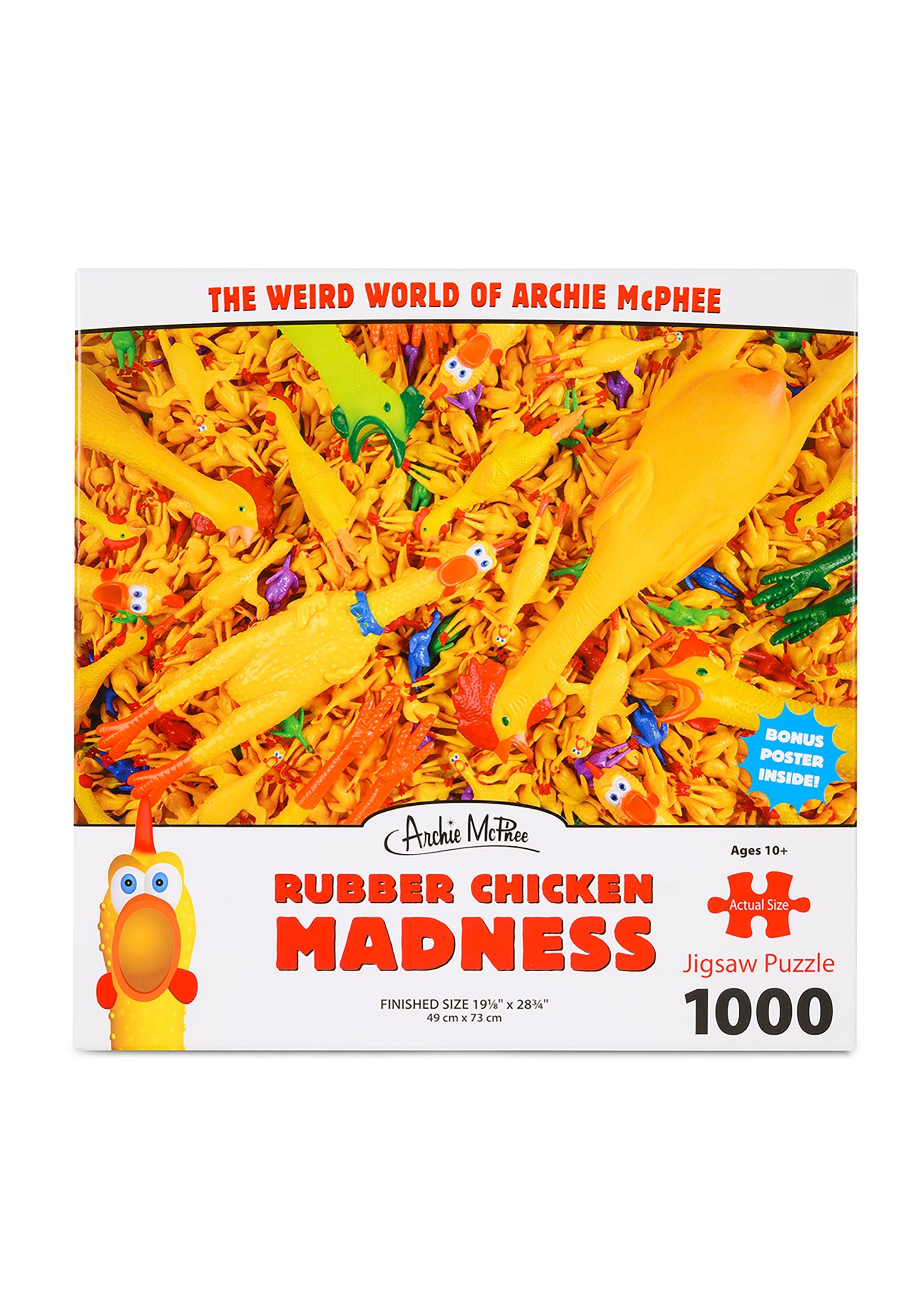 1000-Piece Rubber Chicken Madness Jigsaw Puzzle