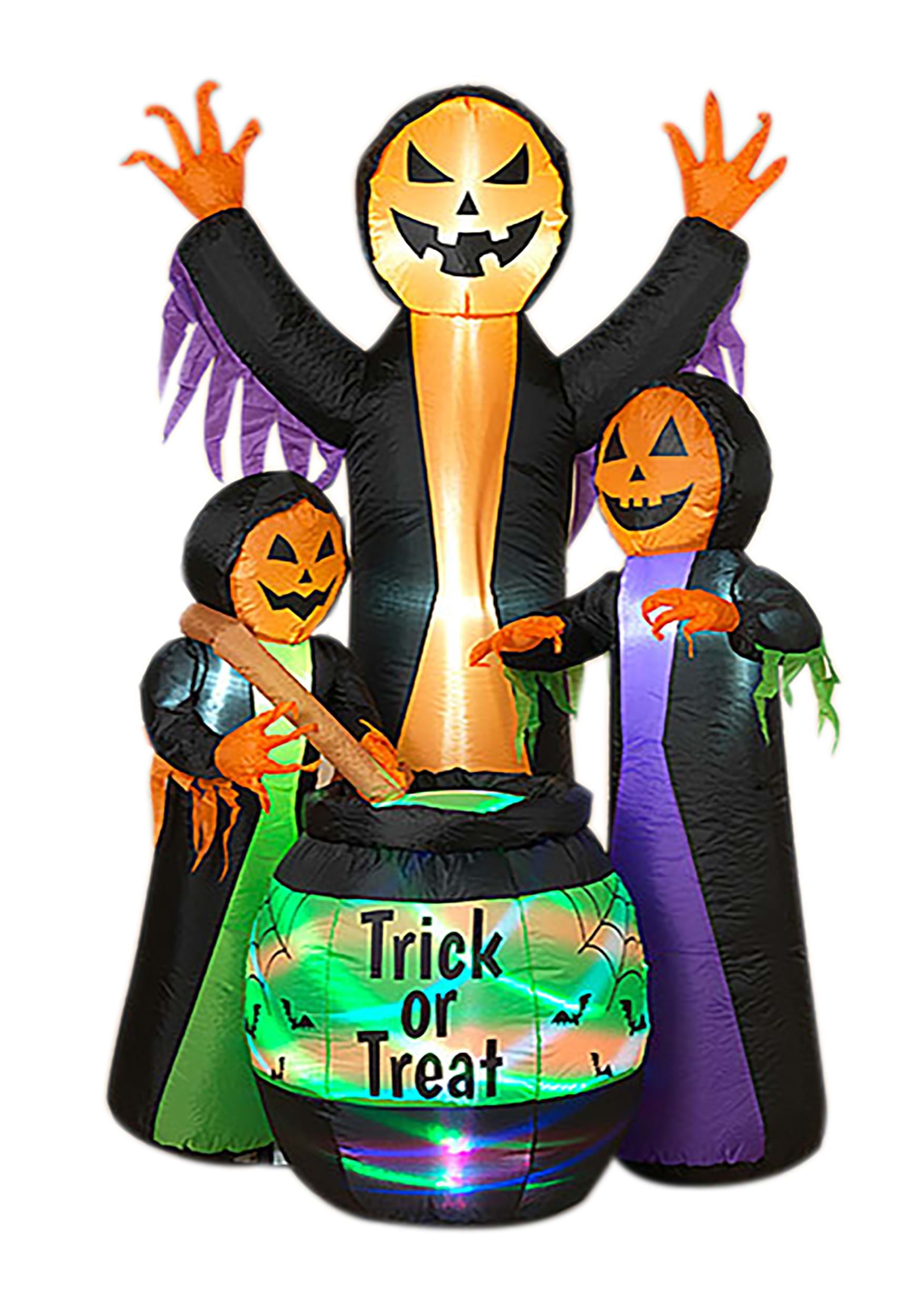 72 Inch Electric Inflatable Witches with Cauldron | Inflatable Decoration