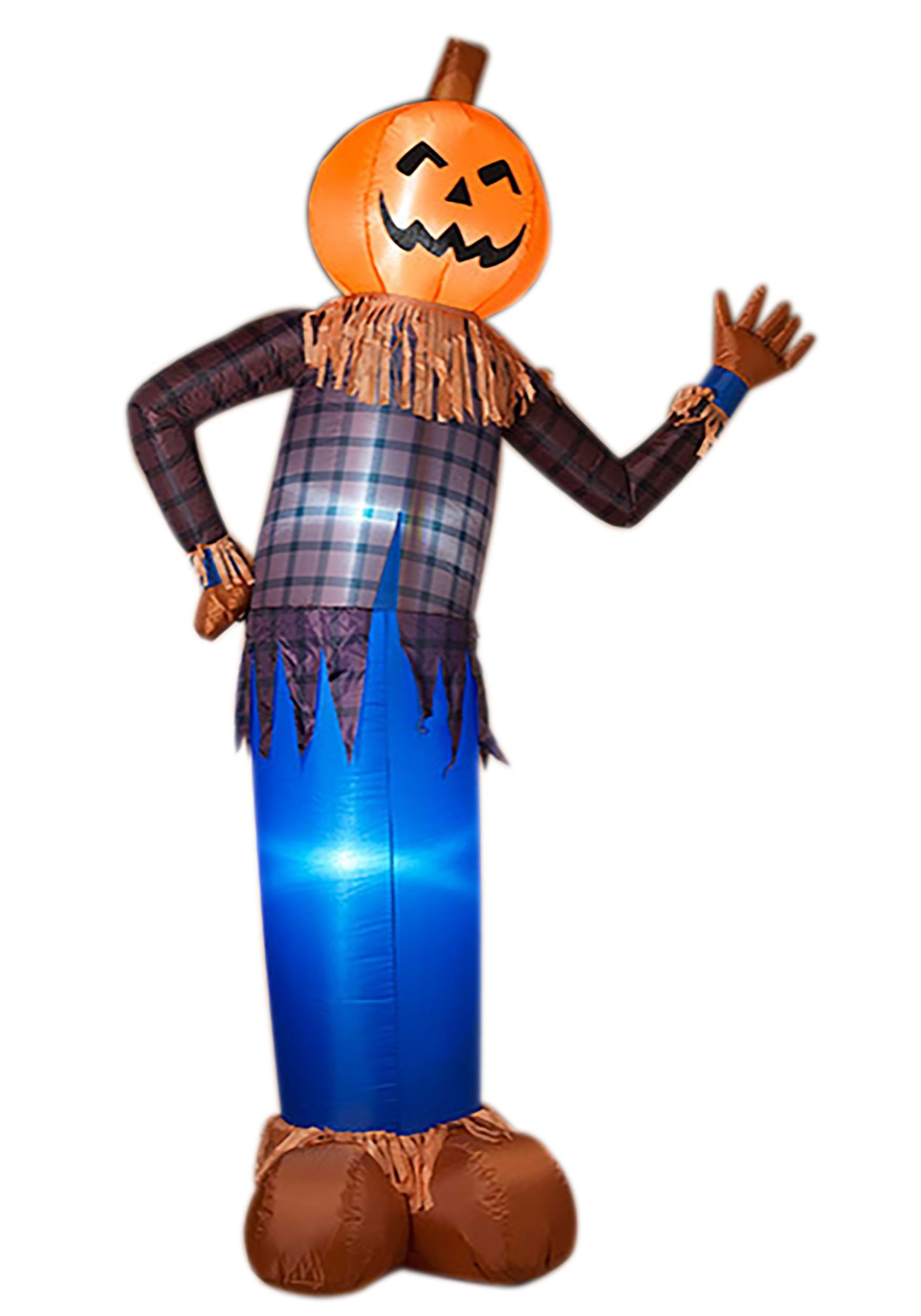 Photos - Other Decoration Jolly Gerson 8FT  Pumpkin Scarecrow Inflatable Prop Decoration | Outdoor De 