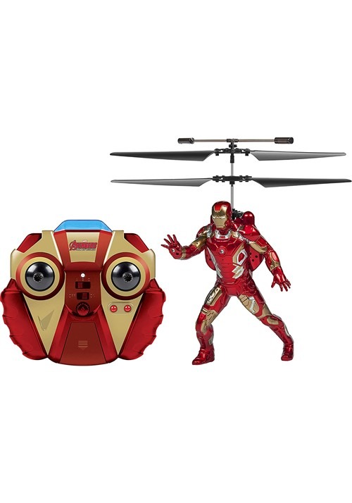 Marvel Avengers Iron Man Flying Figure IR Helicopt