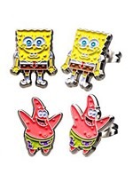 SpongeBob & Patrick - Nickelodeon Stud Earrings Set