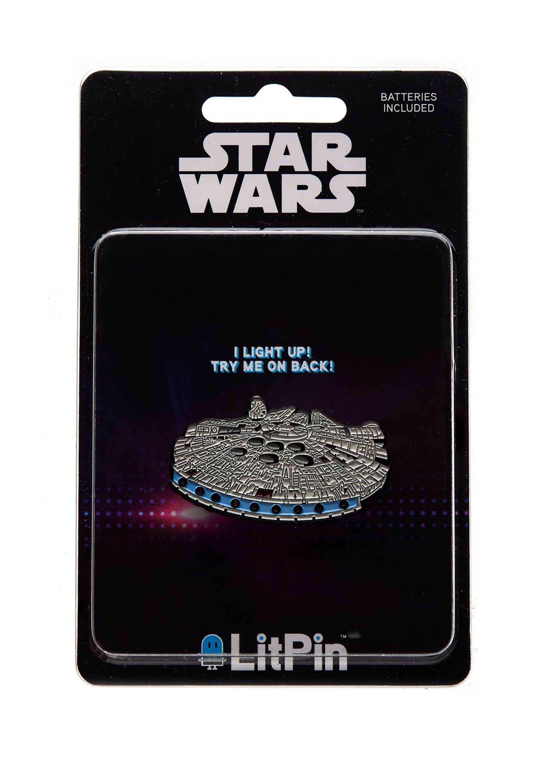 Millennium Falcon Star Wars Light Up Pin