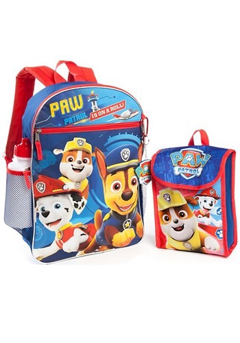 Paw Patrol 5 Piece Backpack Set
