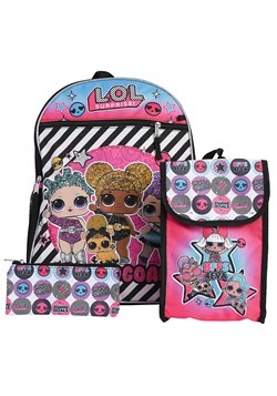 LOL 5 Pc Backpack Set