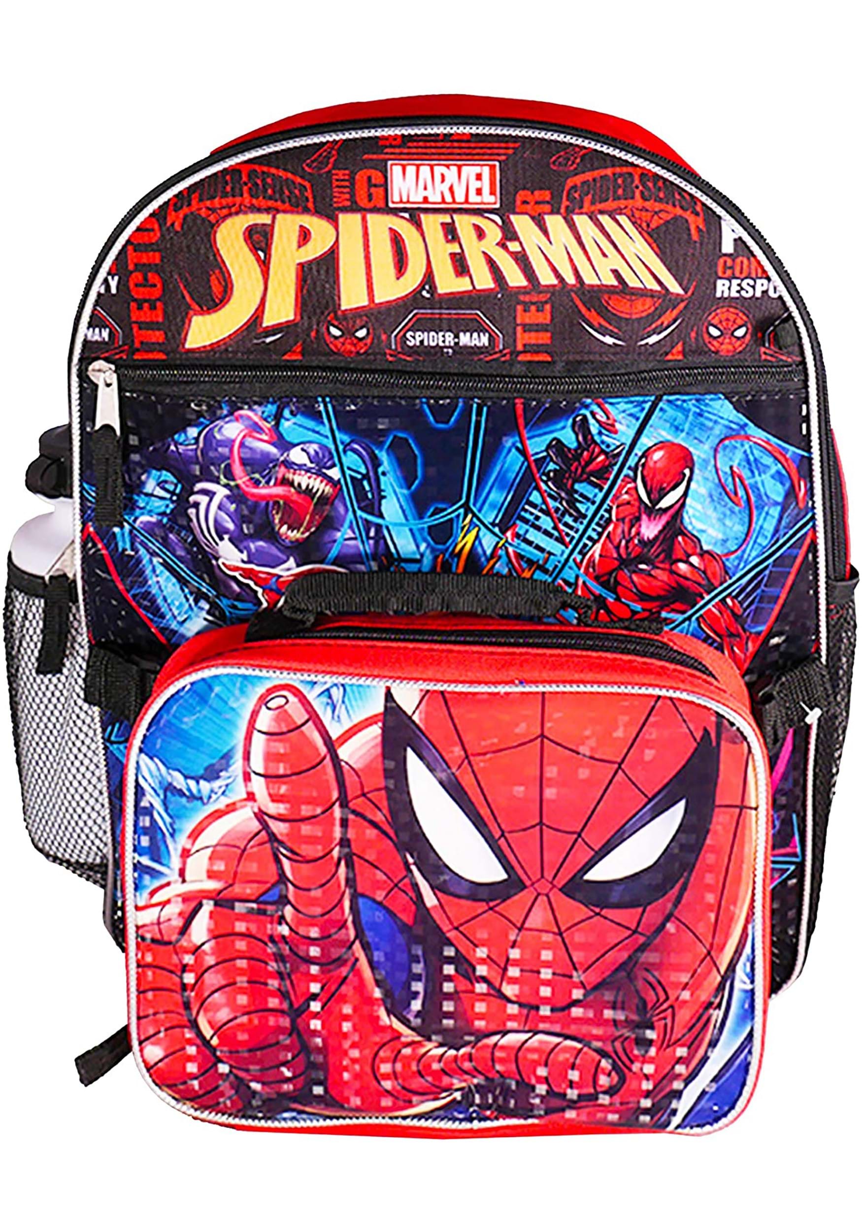 5 Piece Backpack Set Spider-Man