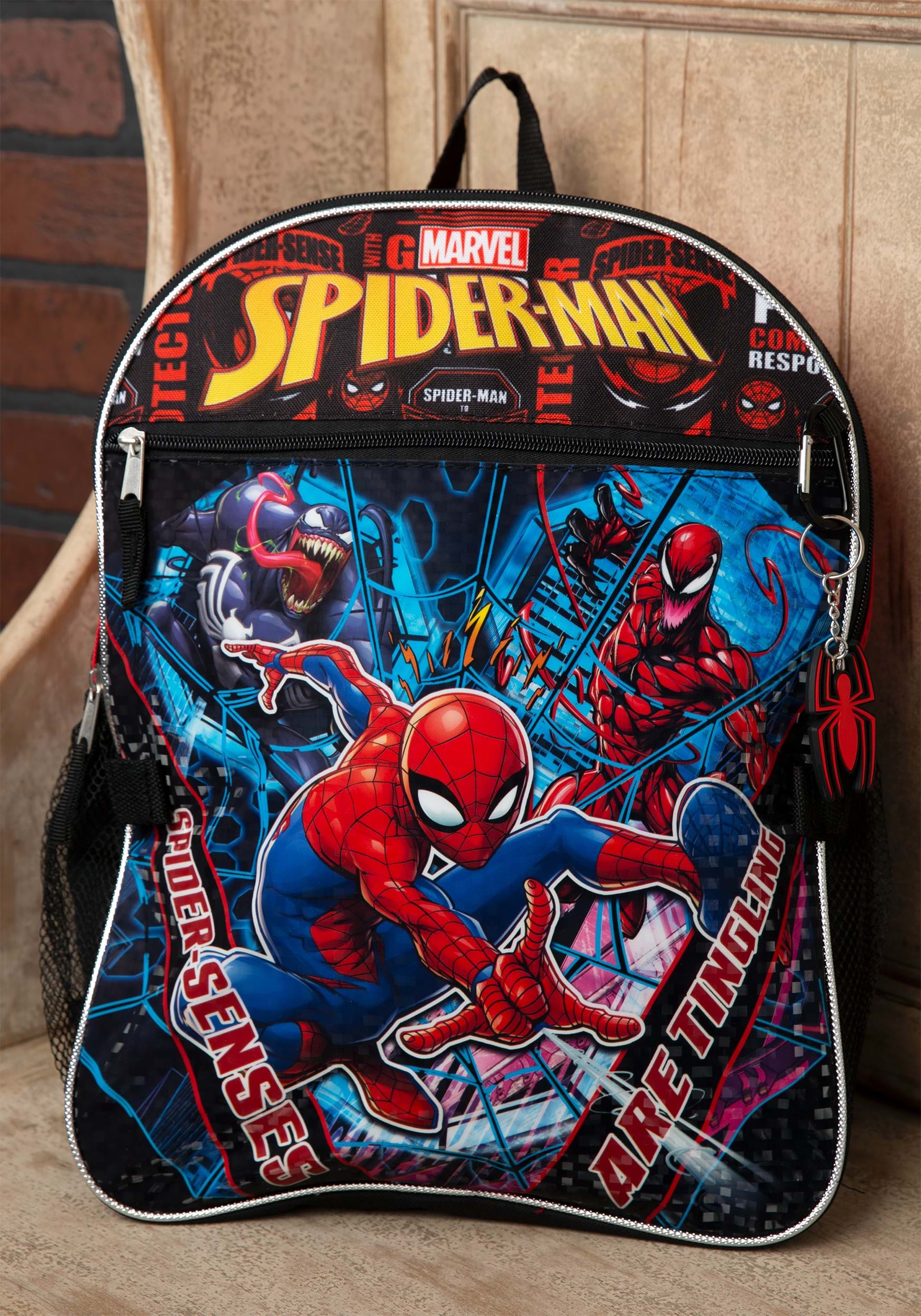 Spiderman Backpack Christmas School Bag Kid Spider-Man Book Bag Adult Xmas Gifts 