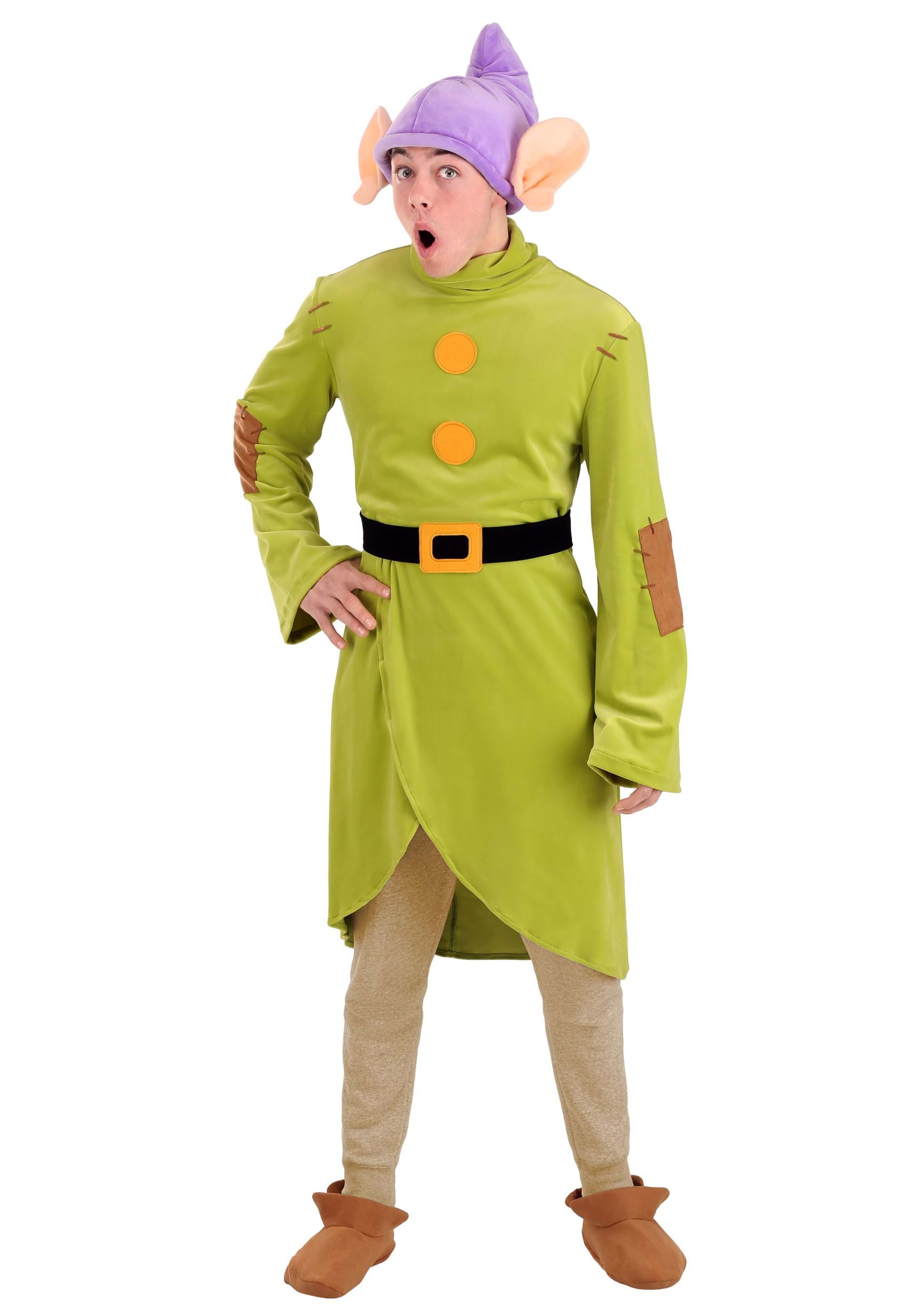 Photos - Fancy Dress Disney FUN Costumes  Snow White Dopey Costume for Adults Black/Green 