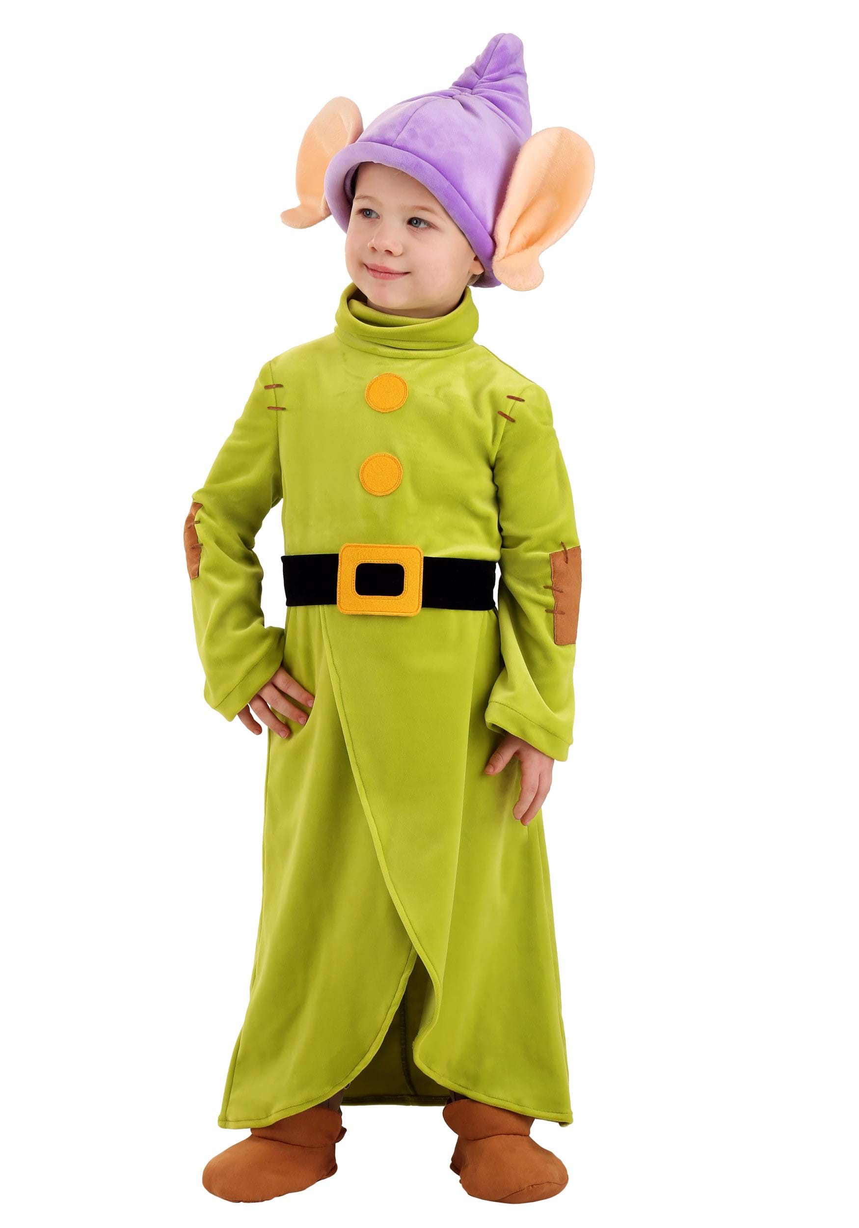 Photos - Fancy Dress Toddler FUN Costumes Snow White Dopey  Costume Black/Green/Purple F 