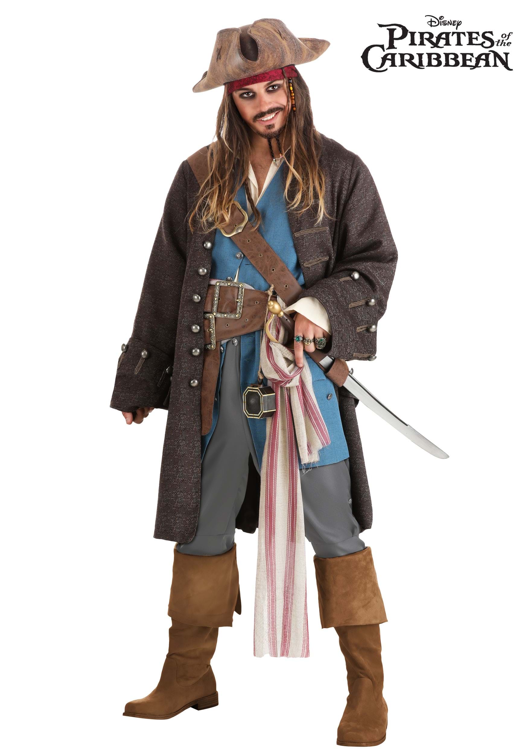 Pirates Of The Caribbean cosplay Jack Sparrow Pants only color gray Costume 