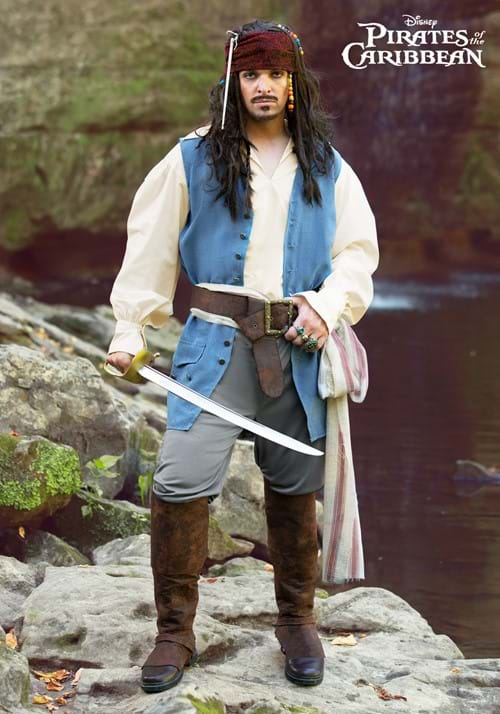 Mens Captain Jack Sparrow Costume-2