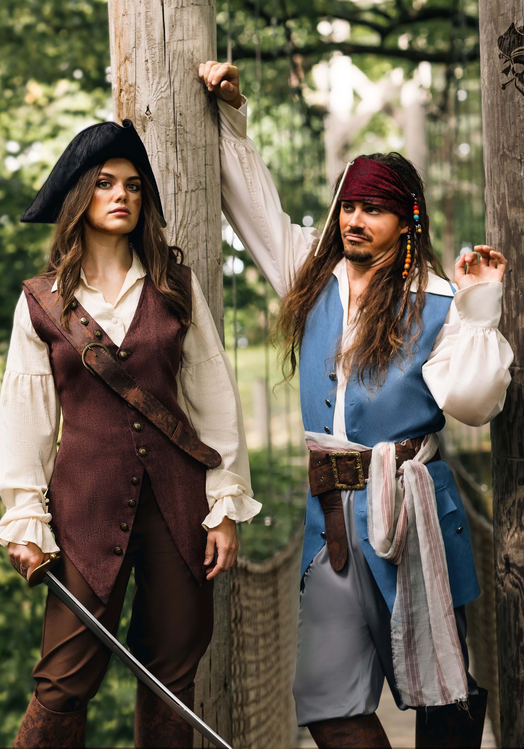 Captain Jack Sparrow Mens Costume Mens Disney Costumes 8968