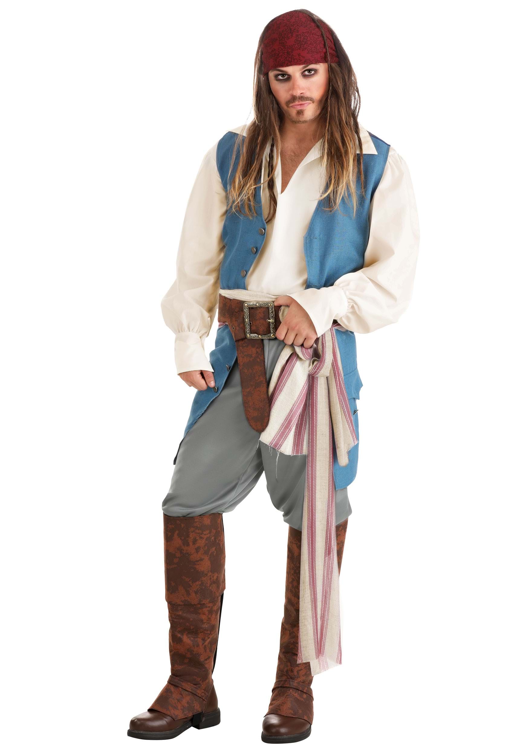 Photos - Fancy Dress JACK FUN Costumes Captain  Sparrow Men's Costume | Men's Disney Costumes Br 