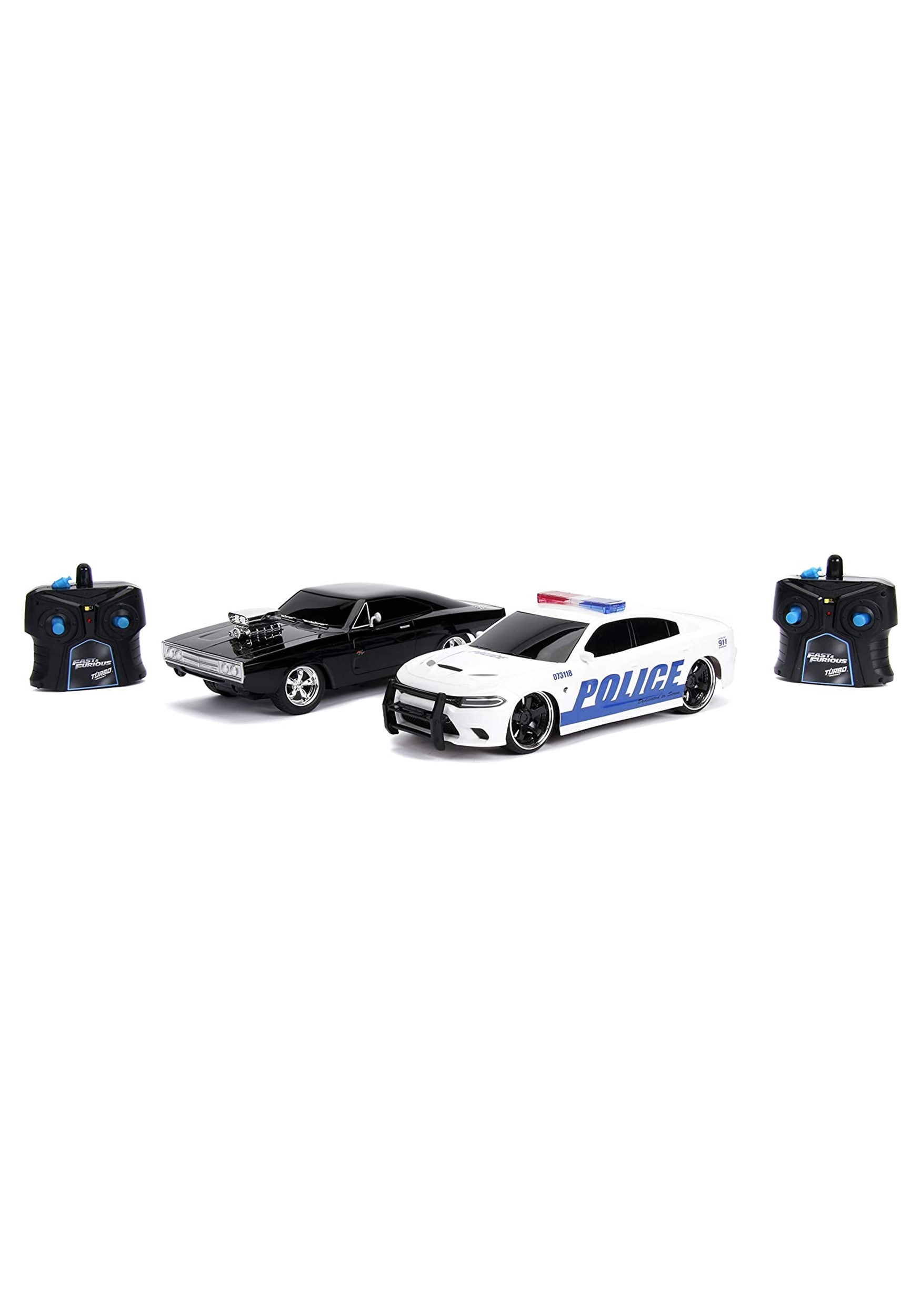 105022FF for sale online Dragon-i Toys Fast & Furious Ultimate Speed Slot Car Racing Track Police Car Dodge 