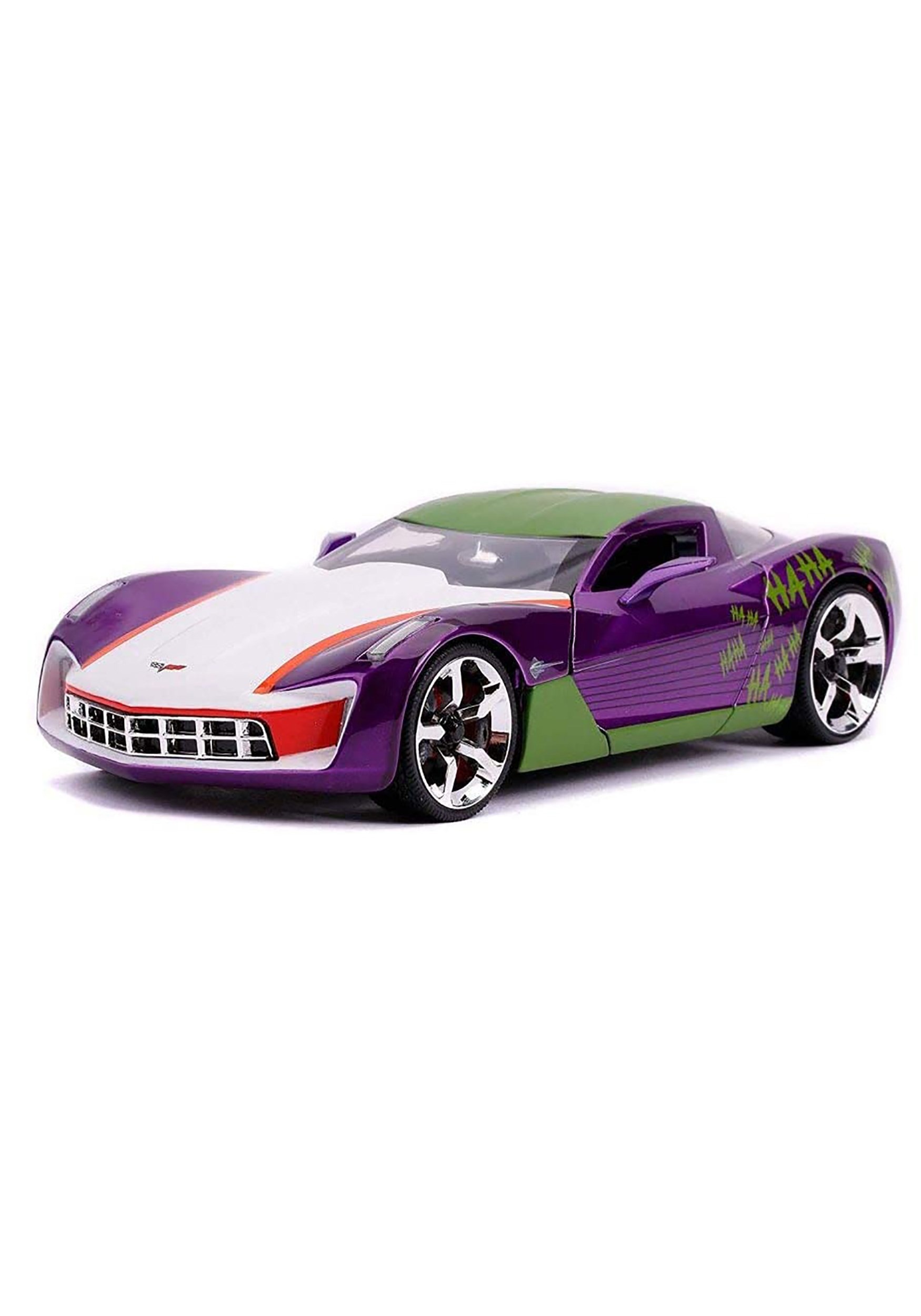 Chevy Corvette Stingray (2009) W/ Joker 1:24 Scale Die Cast Car
