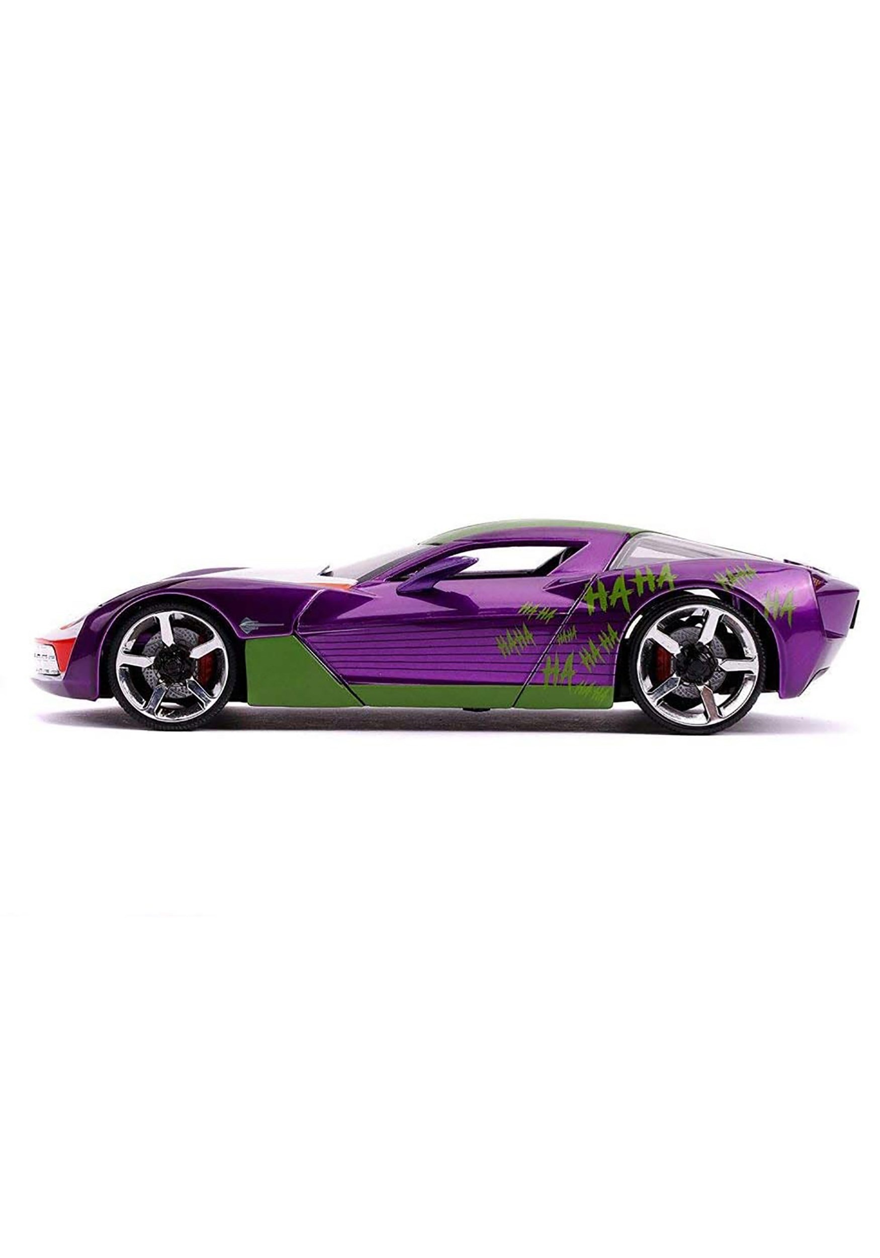 Chevy Corvette Stingray (2009) W/ Joker 1:24 Scale Die Cast Car