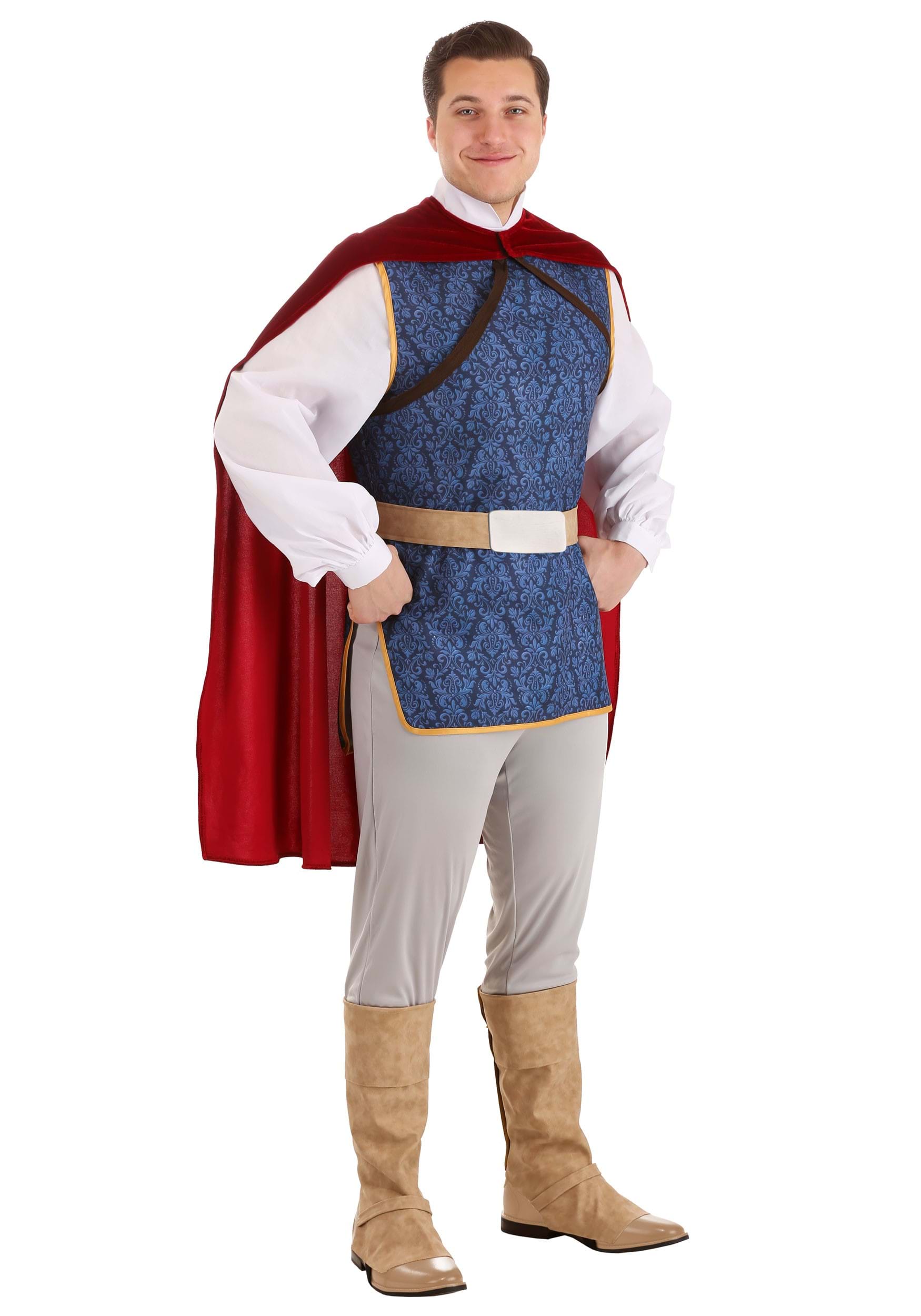 Photos - Fancy Dress Prince FUN Costumes Snow White Adult  Costume Brown/Blue/Red FUN190 