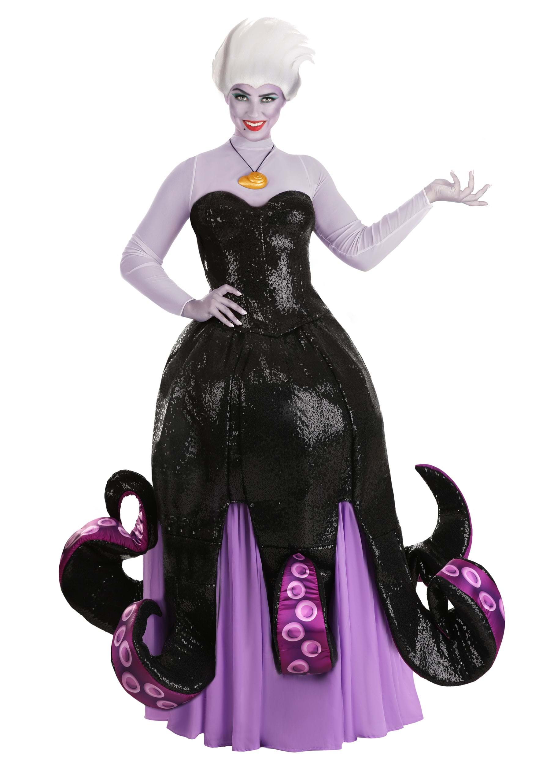 Photos - Fancy Dress Disney FUN Costumes Authentic Ursula Costume for Women |  Costumes Black 