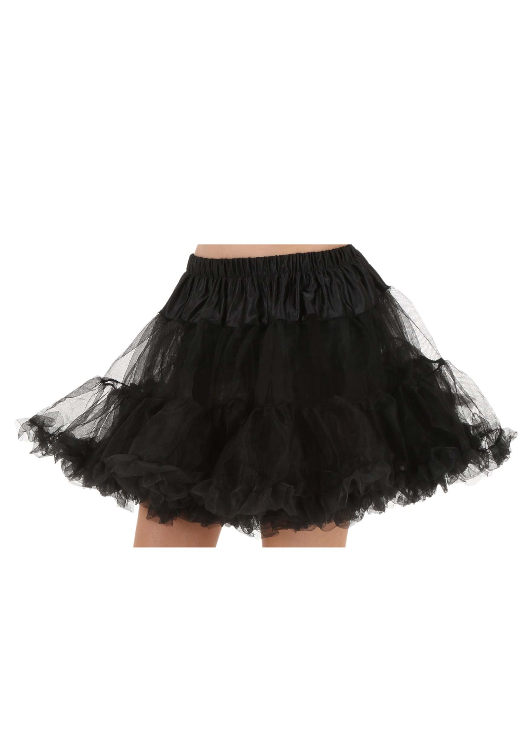 Black Petticoat for Adults