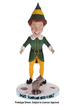 Buddy The Elf Bobblehead with Racoon